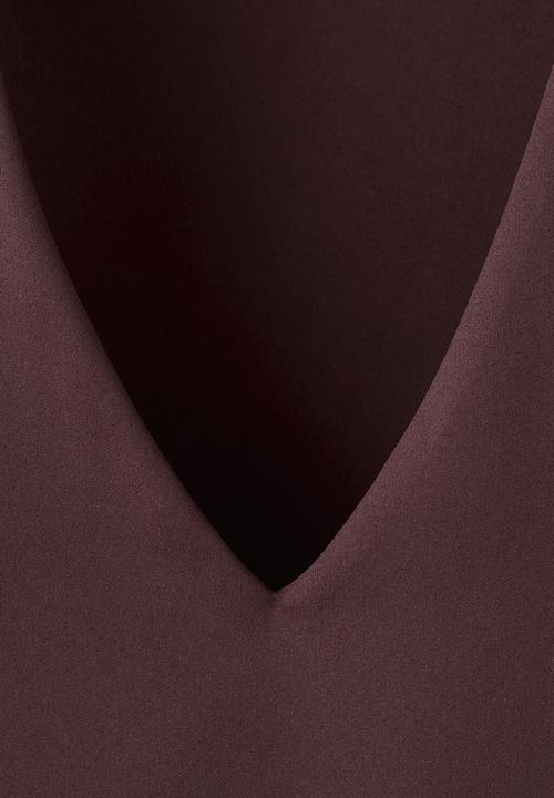 MANGO - Top rayo - dark red