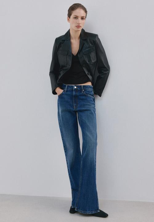 MANGO - Top rayo -  black