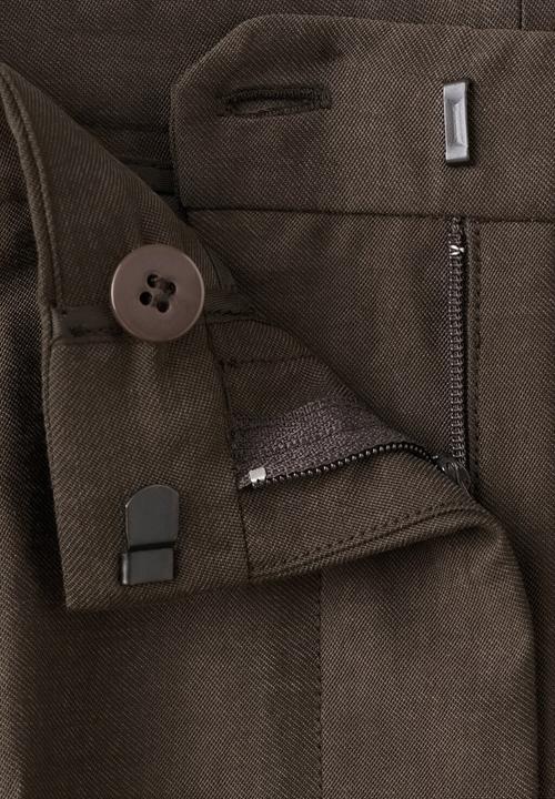 MANGO - Trousers tempo - dark brown