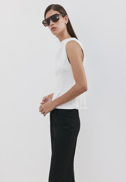 MANGO - T-shirt cuqui - natural