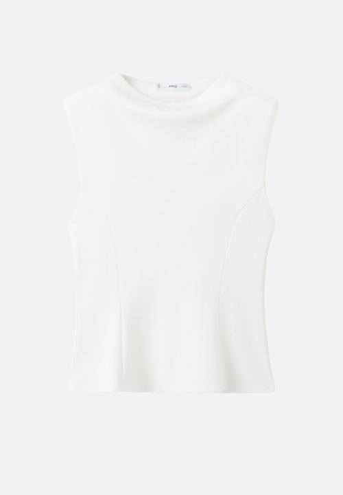 MANGO - T-shirt cuqui - natural