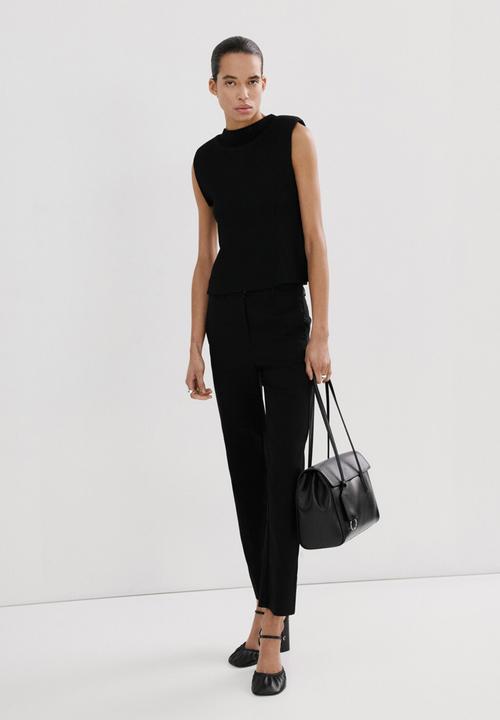 MANGO - T-shirt cuqui - black