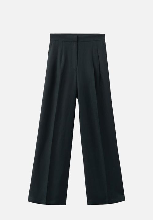 MANGO - Trousers lbolga - navy