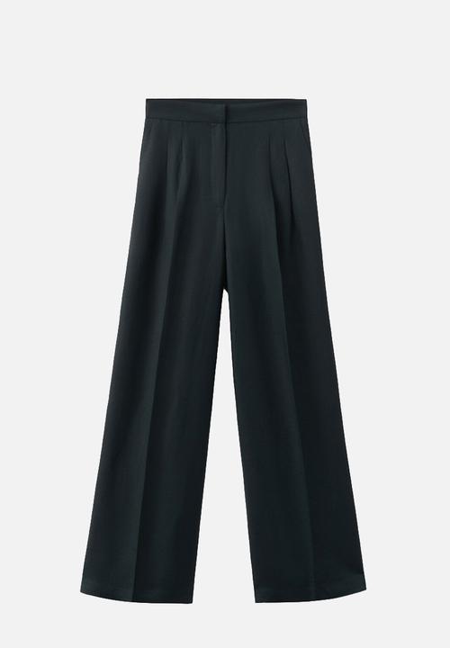 MANGO - Trousers lbolga - navy