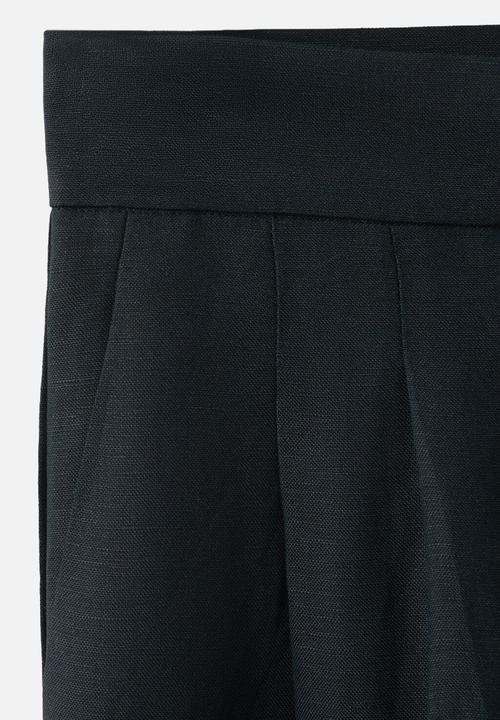 MANGO - Trousers lbolga - navy
