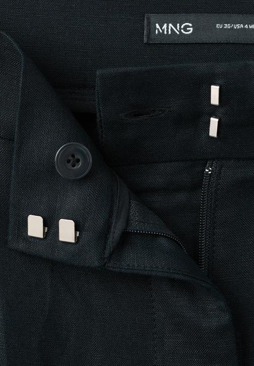 MANGO - Trousers lbolga - navy