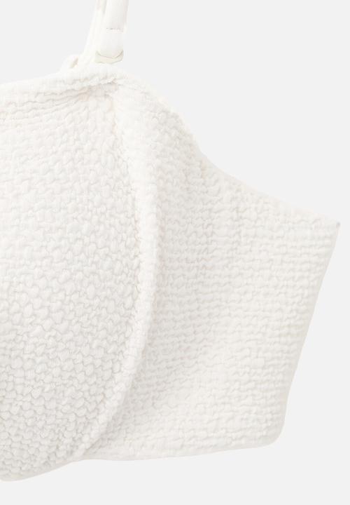 MANGO - Bikini top lesbos- light beige