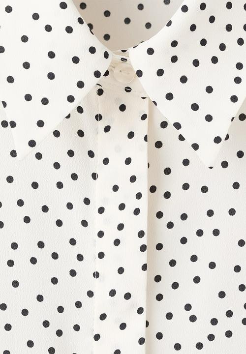 MANGO - Shirt basic- light beige