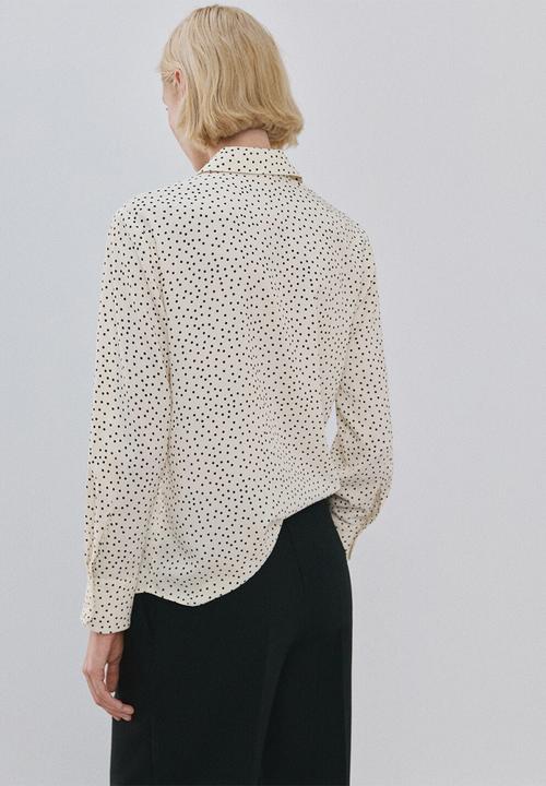 MANGO - Shirt basic- light beige