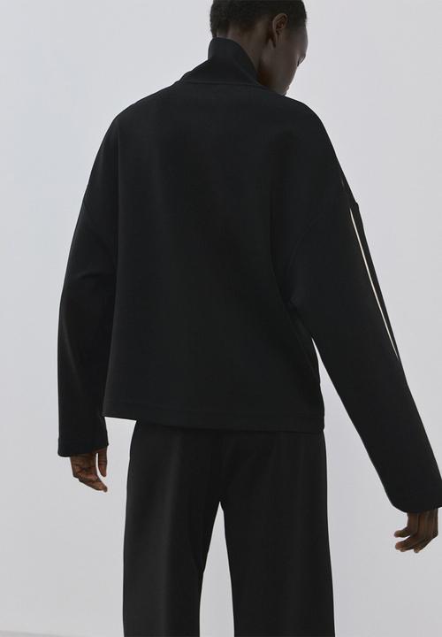 MANGO - Sweatshirt pipin- black