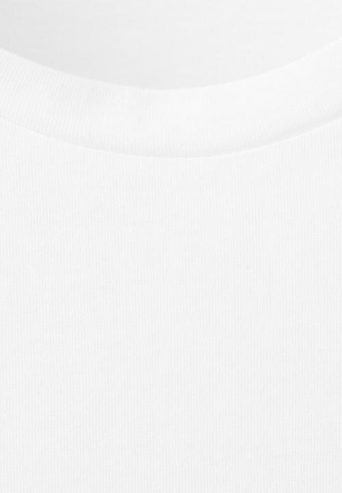 MANGO - T-shirt chals- white