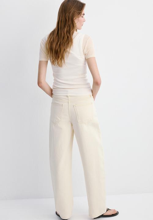MANGO - Jeans bet- natural