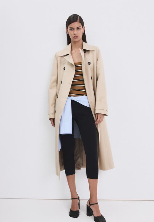 MANGO - Top luko - dark brown