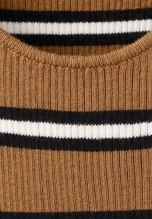 MANGO - Top luko - dark brown