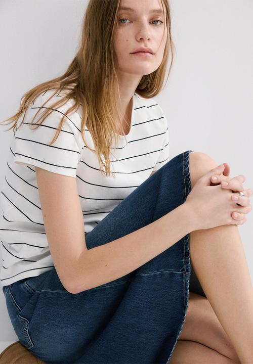 MANGO - T-shirt ancla - natural