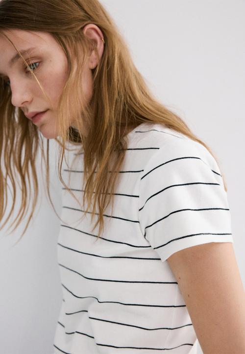 MANGO - T-shirt ancla - natural
