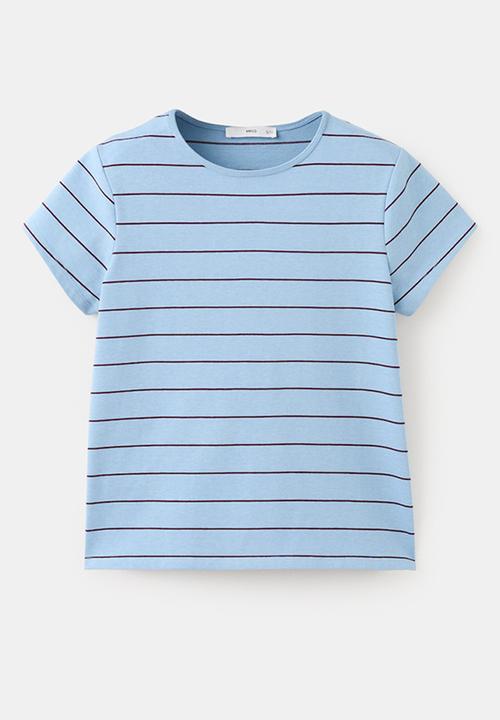 MANGO - T-shirt ancla - medium blue