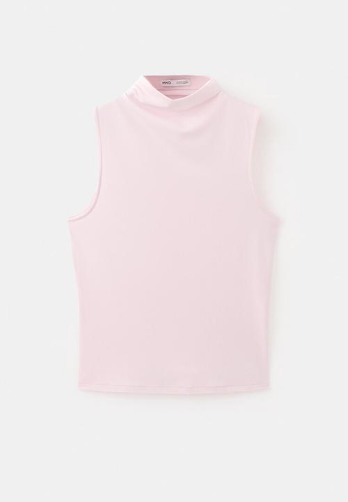 MANGO - Top pol - light/pastel pink
