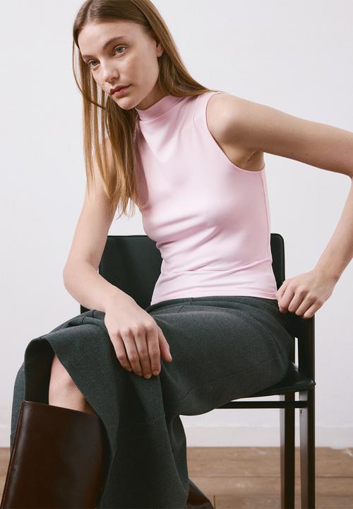 MANGO - Top pol - light/pastel pink