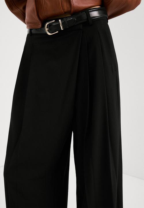 MANGO - Trousers anna- black