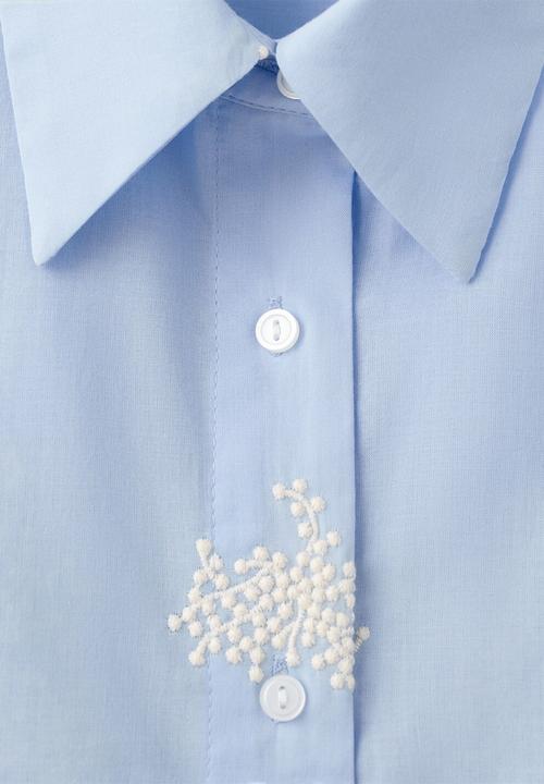 MANGO - Shirt pucara - light/pastel blue