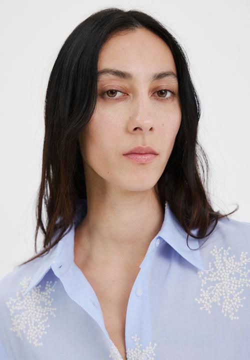 MANGO - Shirt pucara - light/pastel blue