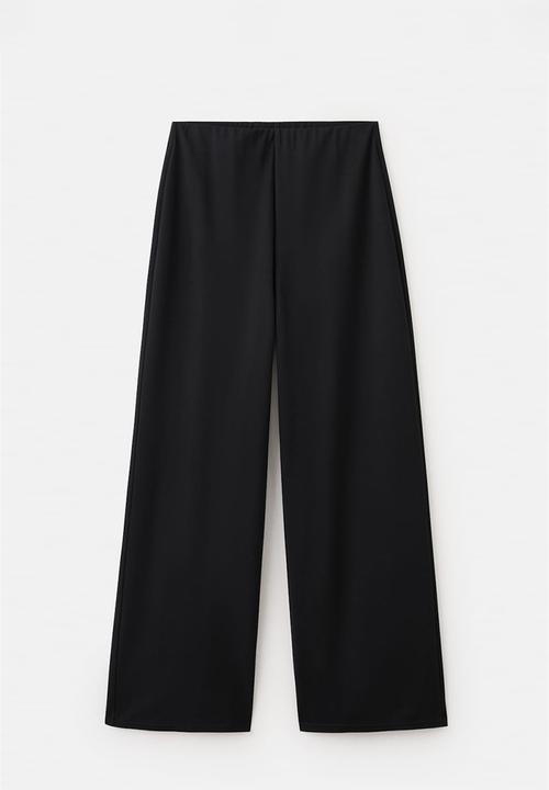 MANGO - Trousers candelo - black