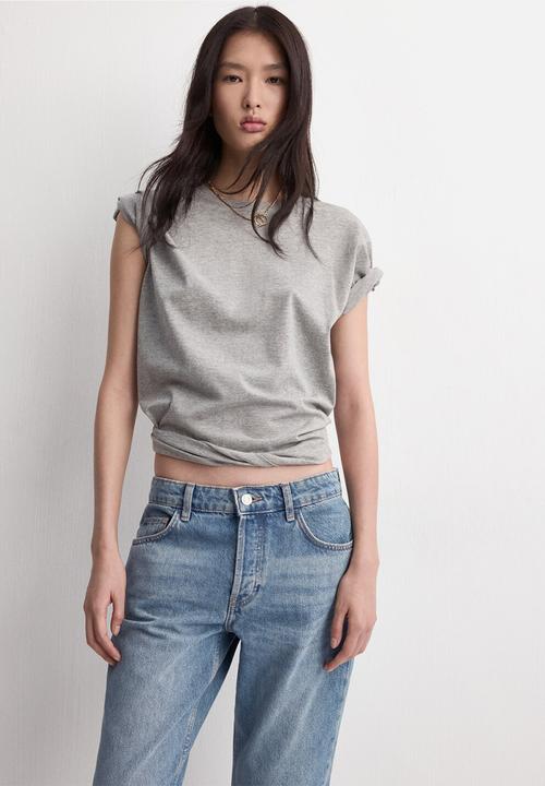 MANGO - Jeans lacy - open blue