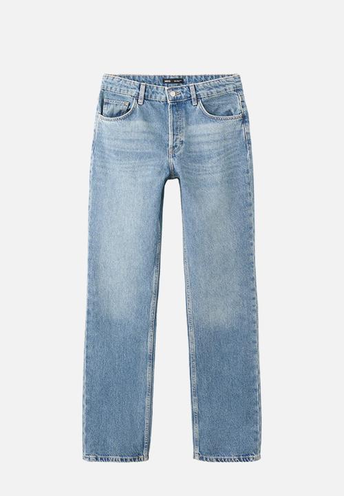 MANGO - Jeans lacy - open blue