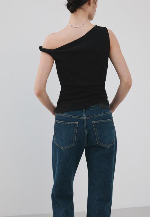 MANGO - Top iana - black