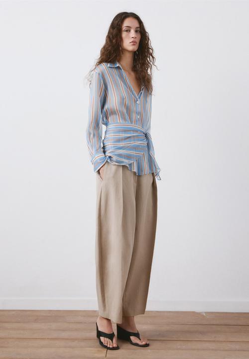 MANGO - Shirt pamela - medium blue