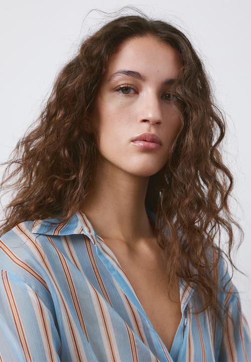 MANGO - Shirt pamela - medium blue