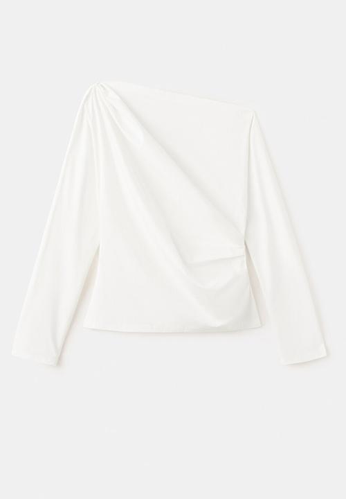 MANGO - Blouse lisamari - natural