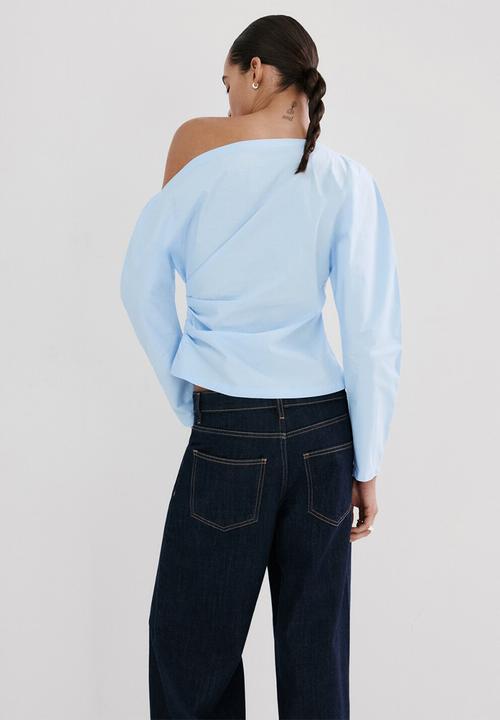 MANGO - Blouse lisamari - medium blue