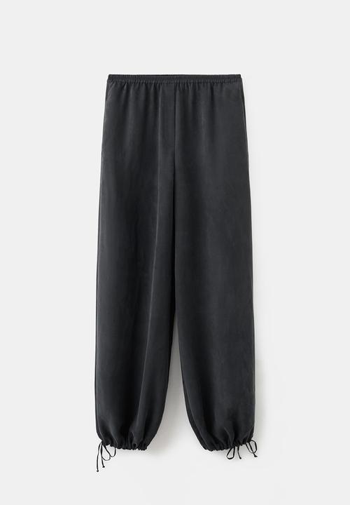 MANGO - Trousers rini - black