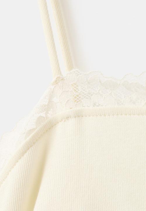 MANGO - Top telma - light/pastel yellow
