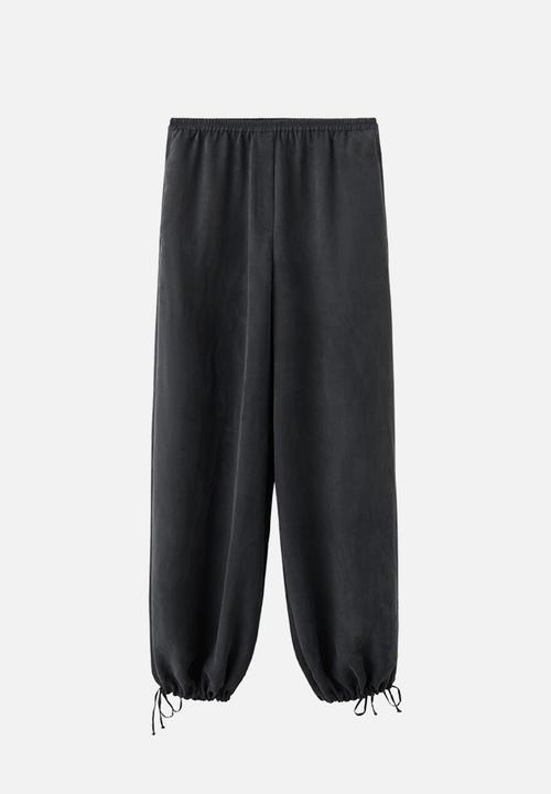 MANGO - Trousers rini - black