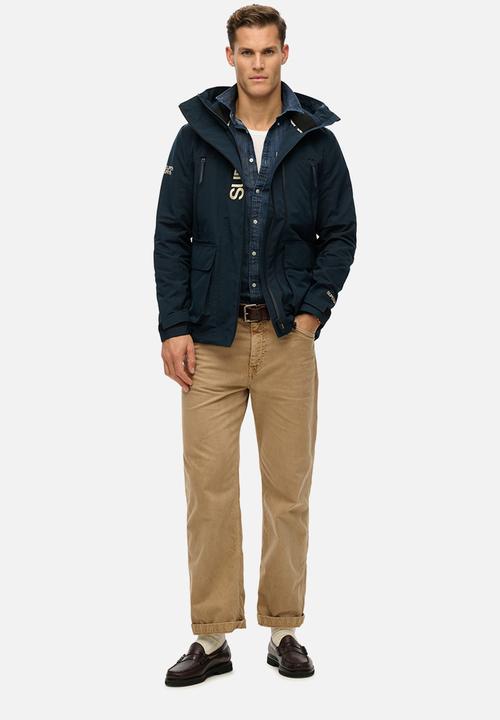 Superdry. - Hood ultimate emb windbreaker  - eclipse navy