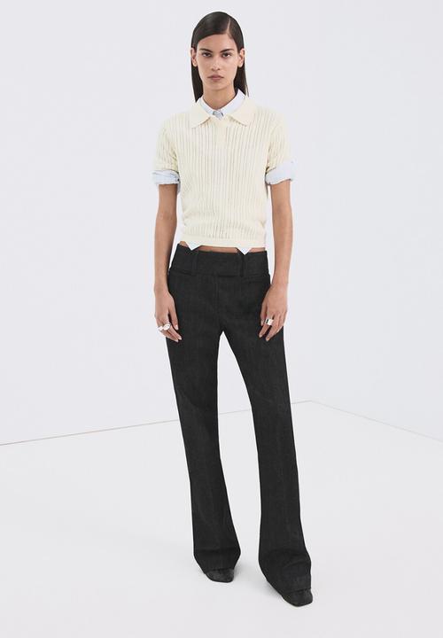 MANGO - Sweater cannoli - light beige