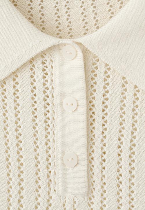 MANGO - Sweater cannoli - light beige