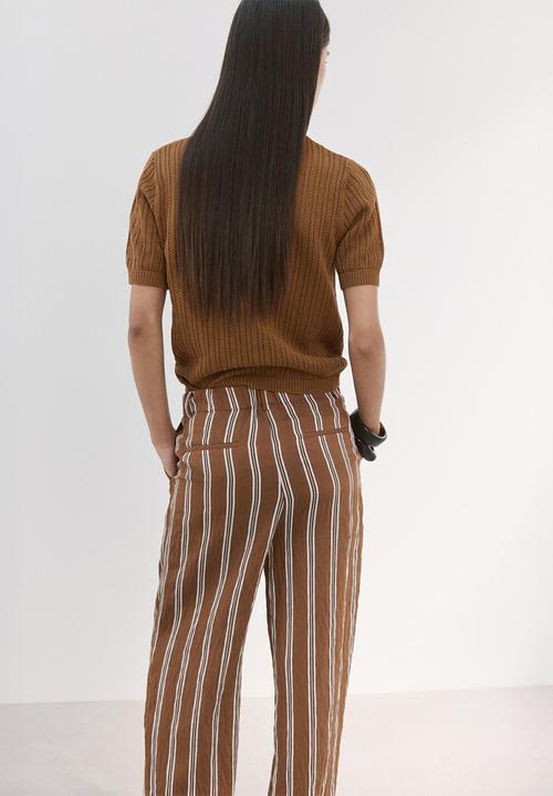 MANGO - Sweater cannoli - dark brown