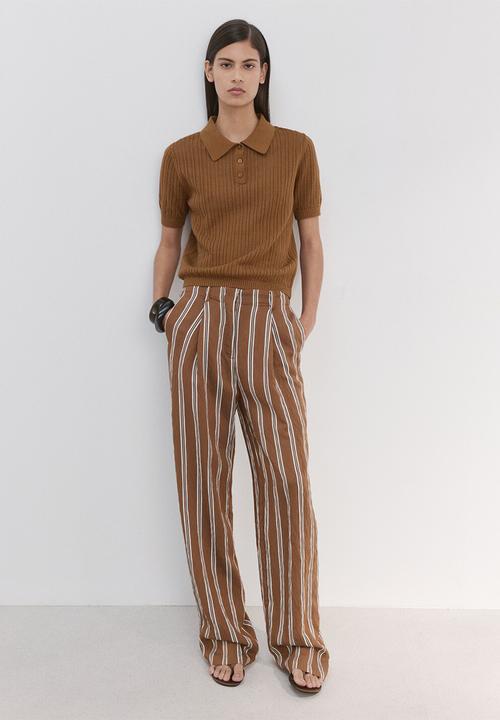 MANGO - Sweater cannoli - dark brown