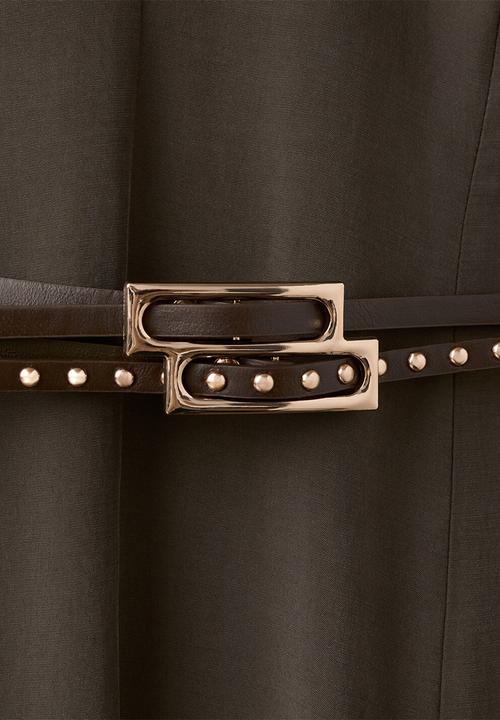 MANGO - Dress ramone - brown