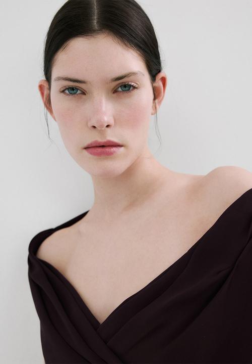 MANGO - Dress lari - brown