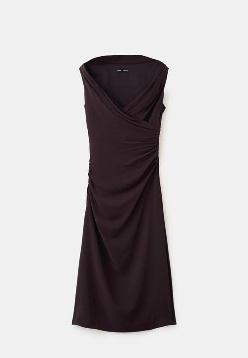 MANGO - Dress lari - brown