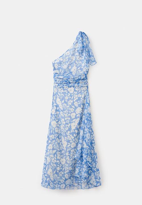 MANGO - Dress corina - medium blue