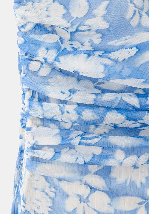 MANGO - Dress corina - medium blue
