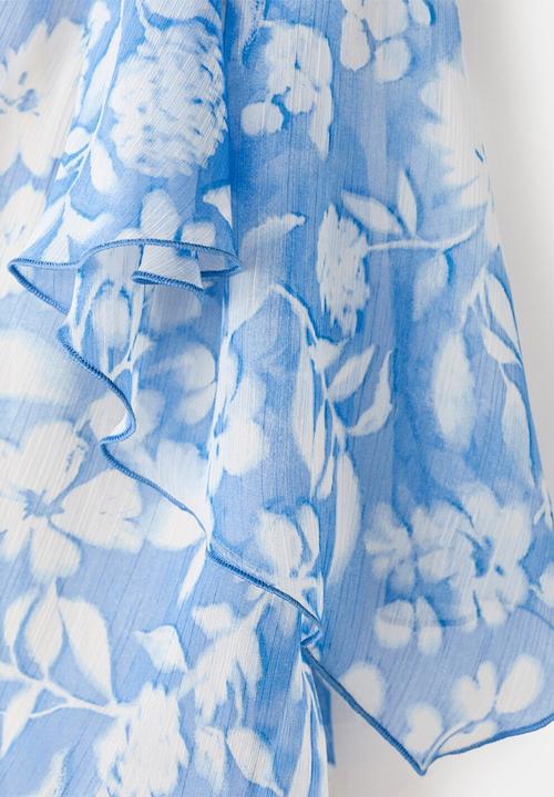 MANGO - Dress corina - medium blue