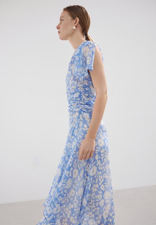 MANGO - Dress corina - medium blue