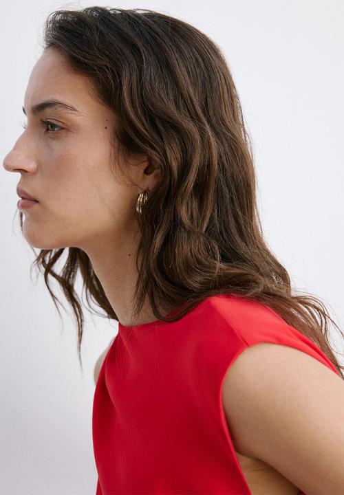 MANGO - Dress taly - red